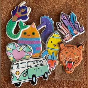 8 PUFFY STICKERS BUNDLE